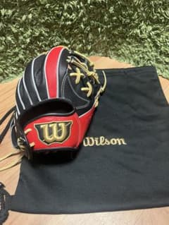 Wilson D-MAX 軟式少年用グラブ 7J型 ブラックSS/スカーレット Wilson D-MAX 軟式少年用グラブ 7J型 ブラックSS/スカーレット - メルカリ