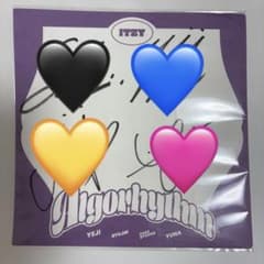 ITZY アルゴリズム直筆サインalgorithm イェジリュジンチェリョンユナ ITZY アルゴリズム直筆サインalgorithm イェジリュジンチェリョンユナ