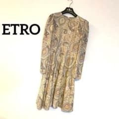 未使用に近い ETRO ペイズリー柄 ワンピース 42 - メルカリ
