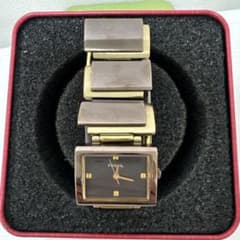 FOSSIL レディース 腕時計 スクエア ゴールド ブラウンのサムネイル