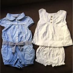 女の子 ロンパース セットアップのサムネイル