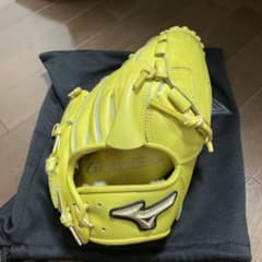 Mizuno Global Elite イエロー グローブ　硬式用グローブのサムネイル