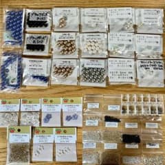 アクセサリー制作用　ビーズ各種　スワロフスキー他　まとめ売りのサムネイル