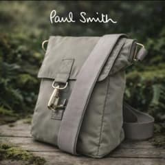 Paul Smith 森映えナイロン2wayショルダーバッグ 英国 グレー 紳士 