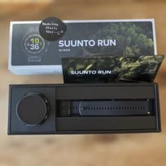 美品 スントラン suunto run シリコンストラップ ブラック - メルカリ