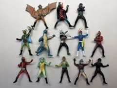 大特価‼️旧１号～HGフィギュア セット ✨５０種類体以上❗ HG仮面ライダーフィギュア 13体セット① - メルカリ