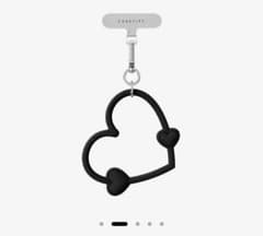 CASETiFY Heart Phone Wristlet-Black Lustのサムネイル