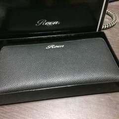 未使用 ロエン 財布 ラウンドジップ シュリンクレザーのサムネイル