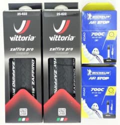 Vittoriaヴィットリア ZaffiroPro タイヤ チューブ40㎜バルブのサムネイル