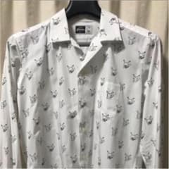 【世界数枚限定】長場雄 pokemon shirts コラボ 開襟シャツ Lのサムネイル