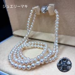 本真珠 ☆ ジュエリーマキ ネックレス 5.0-5.7mm アコヤパール 美品