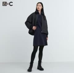 【新品】ユニクロ　プレミアムラムミニスカート　ニット　リブのサムネイル