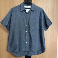 無印良品　デニムシャツ　XS〜Sのサムネイル
