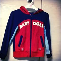 BABY DOLLパーカー120のサムネイル