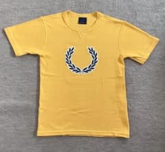 FRED PERRY ローレルTシャツ イエロー　日本製のサムネイル