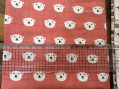 ダブルガーゼ　クマのサムネイル