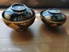 江戸中期 南部箔椀四ッ椀 浄法寺のサムネイル