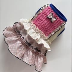 ☆犬の服☆ ワンピース　♡ハンドメイド♡ Sサイズのサムネイル