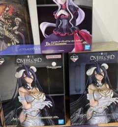ト*）様 一番くじ オーバーロード アルベド　シャルティア フィギュア 3点　ポ ト*）様 一番くじ オーバーロード アルベド シャルティア フィギュア 3