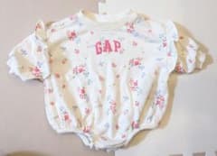 GAP ベビー服 ロンパース 花柄 フリル 50cmのサムネイル