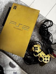 百式　ゴールド PlayStation 2 本体 コントローラーのサムネイル