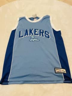 LAKERS ゲームシャツ　90s MAJESTIC XLサイズのサムネイル