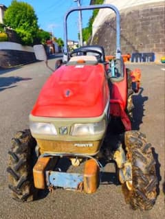 美品 ！ヤンマー トラクター F210ディーゼル4WD 21馬力 ロータリー付き