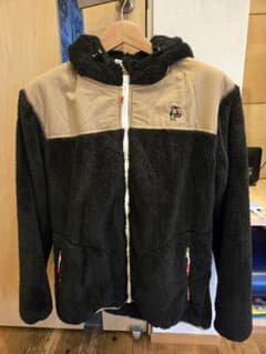 CHUMS フリースジャケット XL 黒・ベージュのサムネイル