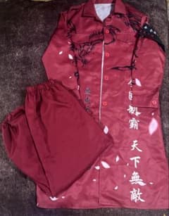 特攻服 上下セット コスプレ衣装 赤 1回のみ使用のサムネイル