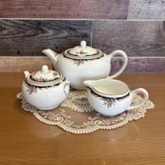 WEDGWOOD ウェッジウッド オズボーン ティーポットセット - メルカリ