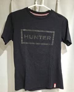 HUNTER ハンター 半袖 Tシャツ ユニセックス　ブラックのサムネイル