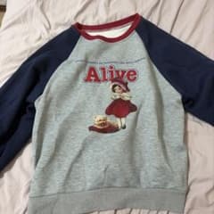 ラグランスリーブ スウェット プリントのサムネイル