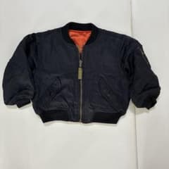 f.d bebe キッズ MA-1 フライトジャケット ブラックのサムネイル