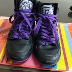 ★三児のmama様専用★DC SHOES★黒×紫シューズ24のサムネイル