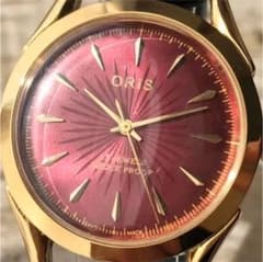 オリス Oris メンズ腕時計 アンティーク ビンテージ 手巻き ブラック レアのサムネイル