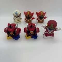 スーパー戦隊 指人形 ミニソフビ 7体 2004 2005 当時物 - メルカリ