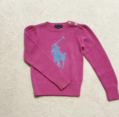 【値下げ中】POLO（ラルフローレン）キッズニットのサムネイル