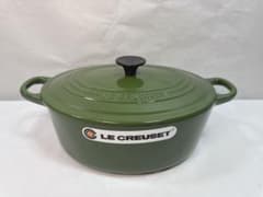 LE CREUSET 両手鍋 25cm グリーン - メルカリ