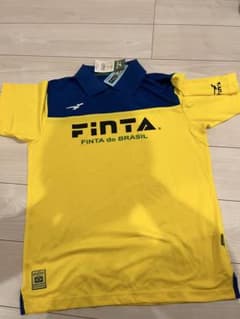 【新品タグ付き】FINTA サッカー ポロシャツ O イエロー ブラジのサムネイル