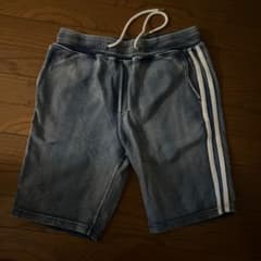 ハーフパンツ デニム調 サイドラインのサムネイル