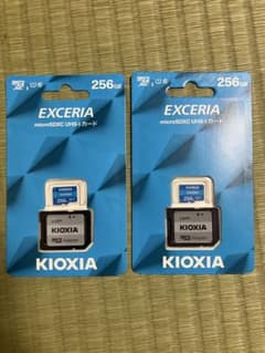 .*様 KIOXIA EXCERIA 256GB microSDXCカード 2枚のサムネイル