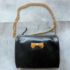 90s Vintage NINA RICCI レザーショルダーバッグ 2way - メルカリ