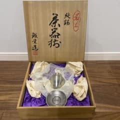 茶托 純錫 最上級 5客 鍛栄造 - メルカリ