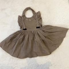 ゆずみん様専用　cottoli エプロンドレス グレー 95cmのサムネイル