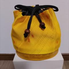 【美品】巾着型バッグ　浴衣　カゴバッグ　巾着袋　和装用バッグのサムネイル