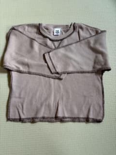 mid mile ワッフル長袖カットソー 100cmのサムネイル