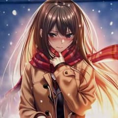 はにかみ、彼女は恋をする】水澄華実 バレンタイン B2タペストリー 