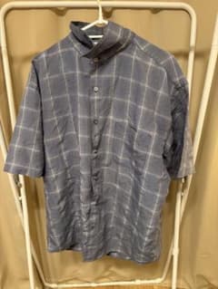 Perry Ellis　ペリーエリス　シャル　チェック　ブルー　青のサムネイル