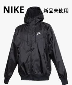 未使用 NIKE NSW HE WR ウーヴン フーディジャケット ブラック Lのサムネイル