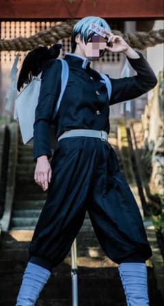 鬼滅の刃 鬼殺隊 コストモ製 コスプレ 衣装 冨岡義勇 羽織おまけ